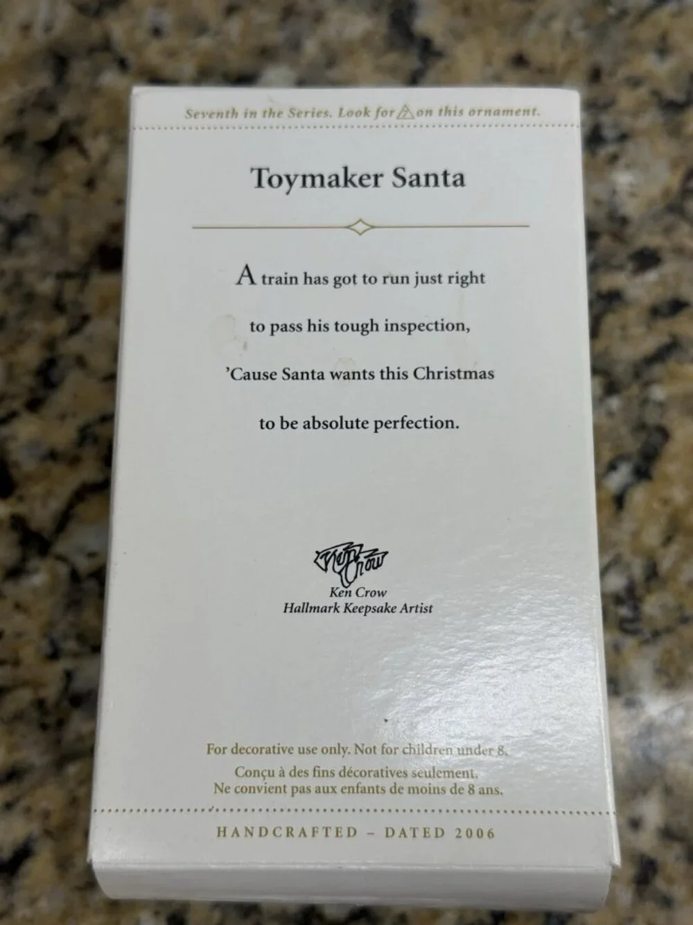 Hallmark keepsake ornament